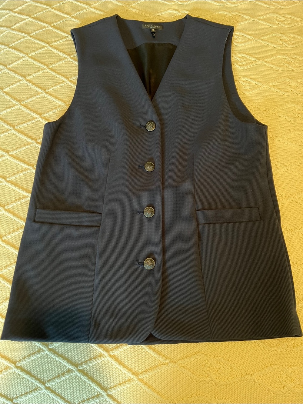 Navy Rag & Bone Vest size M